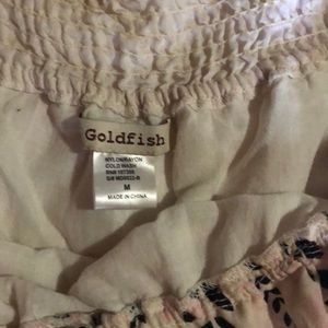 Spaghetti strap sundress.